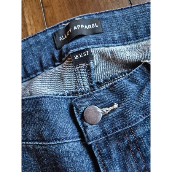 Alloy Apparel Flare Jeans Size 16 X 37 - Picture 5 of 5